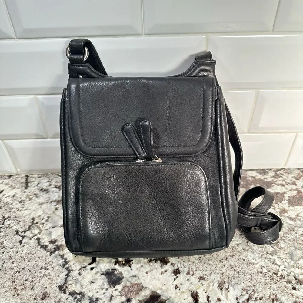 Leather Crossbody Handbag